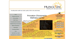 Desktop Screenshot of princetonchiropractic.com